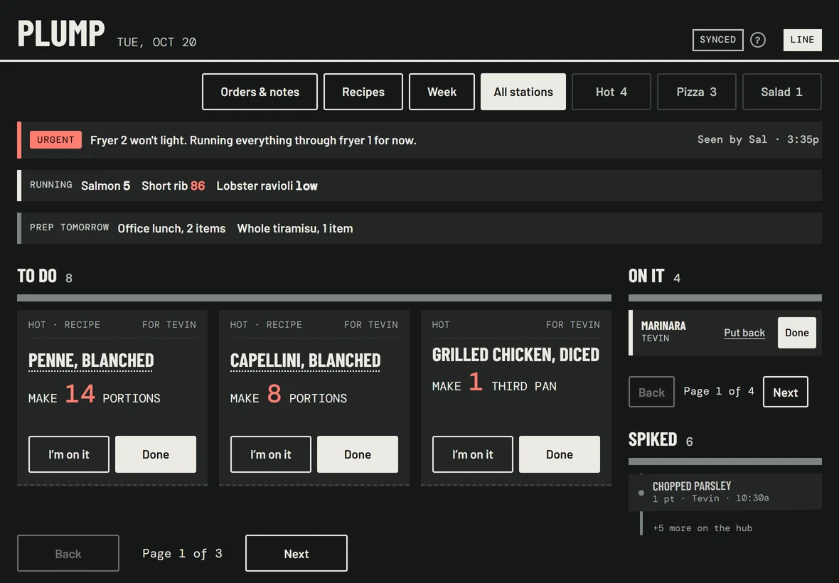 The line iPad with short rib 86 on its running strip.